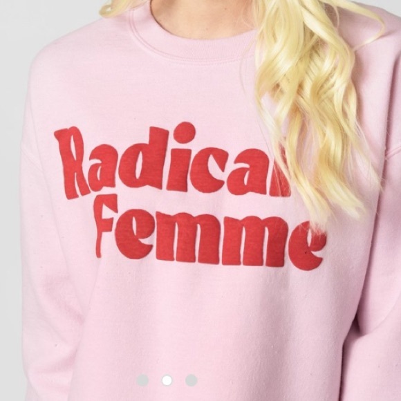 1 LEFT!  NEW Graphic Radical Femme JunkFood crop - Picture 3 of 8